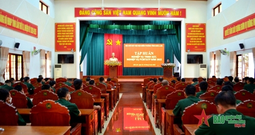 Bộ đội Biên phòng tỉnh Đắk Lắk tập huấn nghiệp vụ trinh sát và phòng, chống ma túy và tội phạm